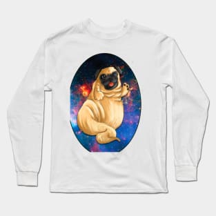 Jabba the pug Long Sleeve T-Shirt